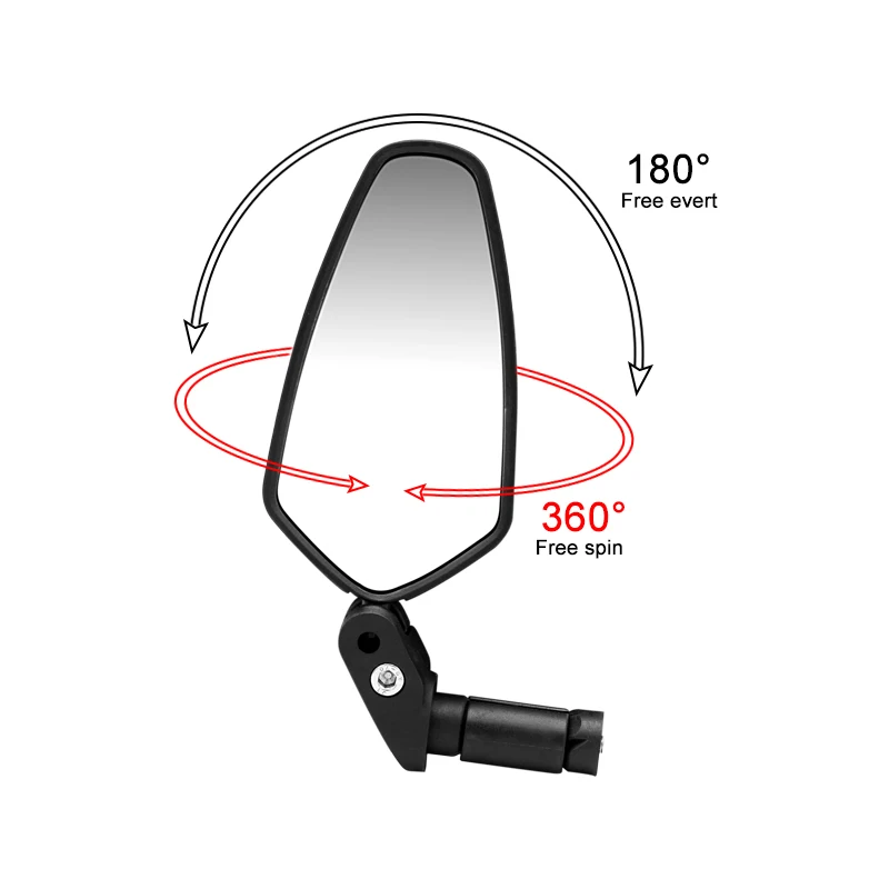 ZOYOSPORTS Wide Angle Bike Rearview Mirror 360 Rotation Adjustable Bicycle Handlebar Mirror MTB Road Cycling Rear View Mirror