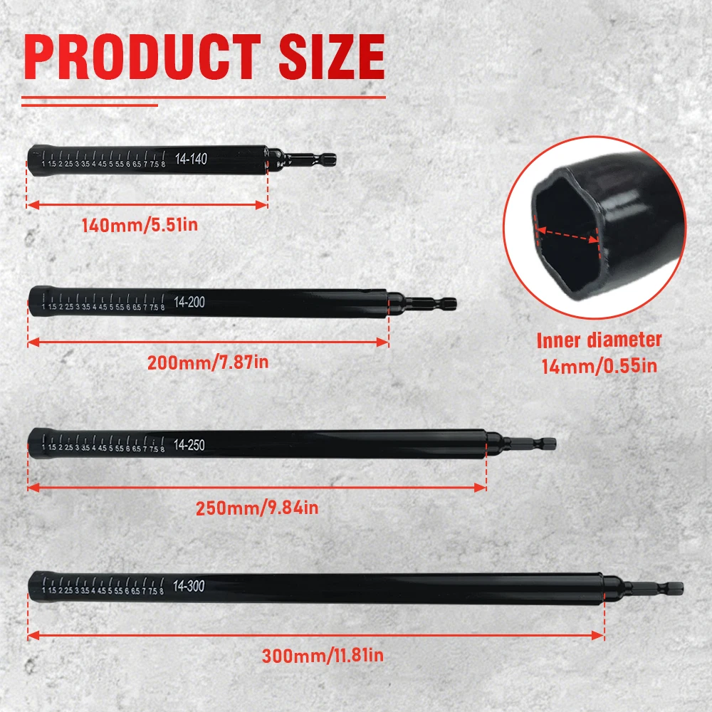 14mm Ceiling Sleeve, Long Hollow Extension Rod for Suspension Rod, Used for Light Steel Keel Leveling