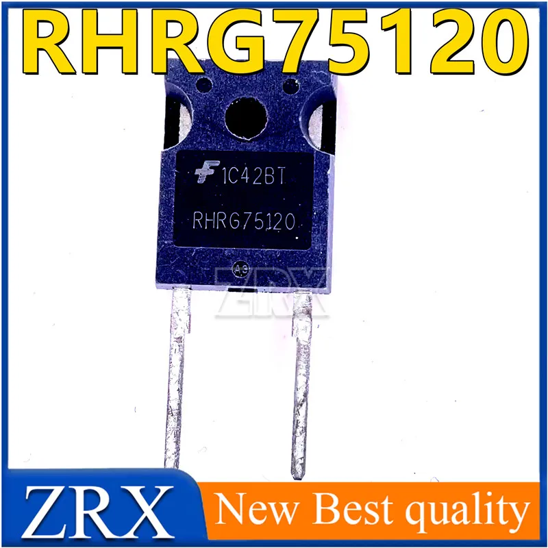 5Pcs/Lot New RHRG75120 75120 high-power diode fast recovery 75A1200V TO-247 In Stock