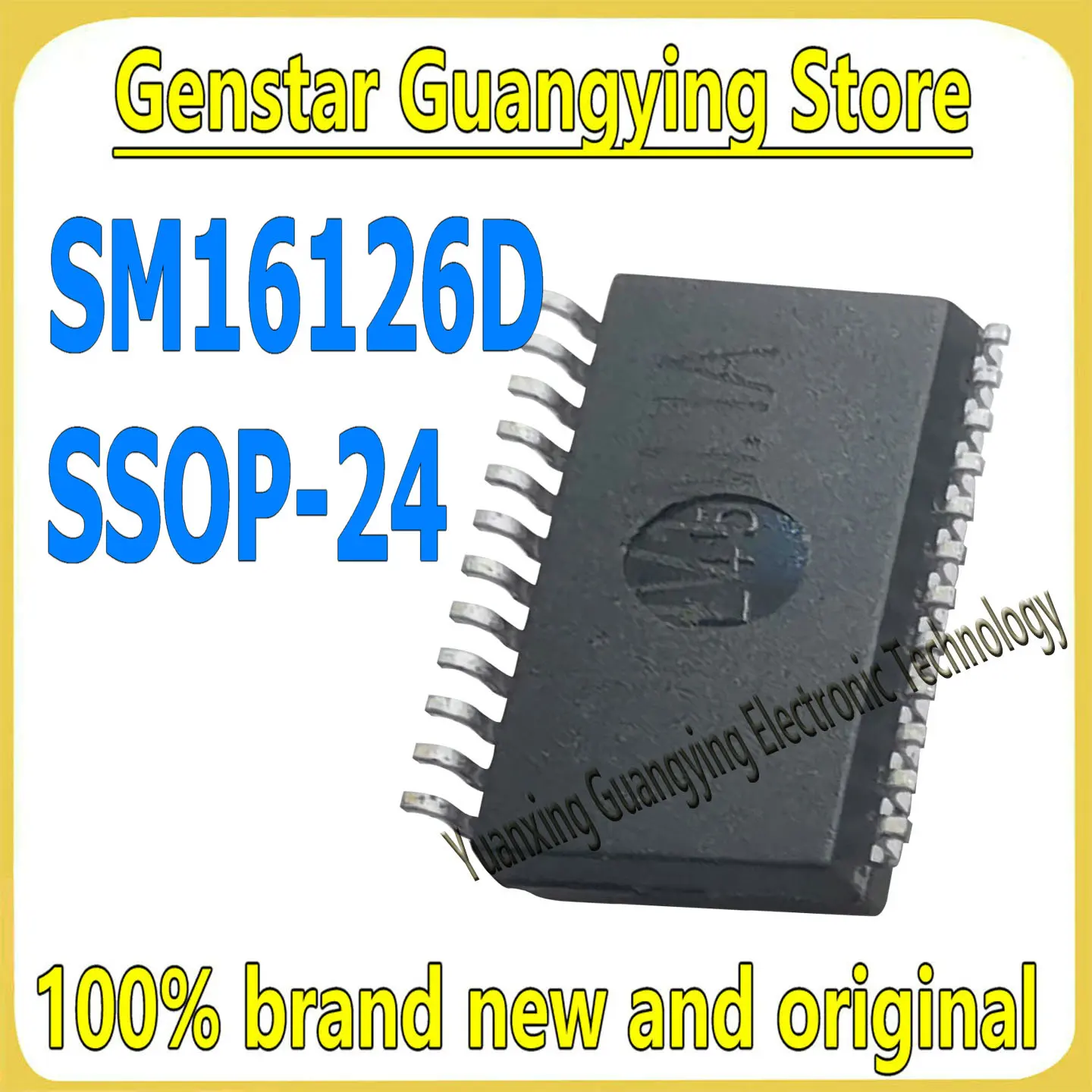 (20 Pieces) SM16126D SMI6I26D SM16126 SSOP-24 LED Display Driver Chipset, 100% Brand New