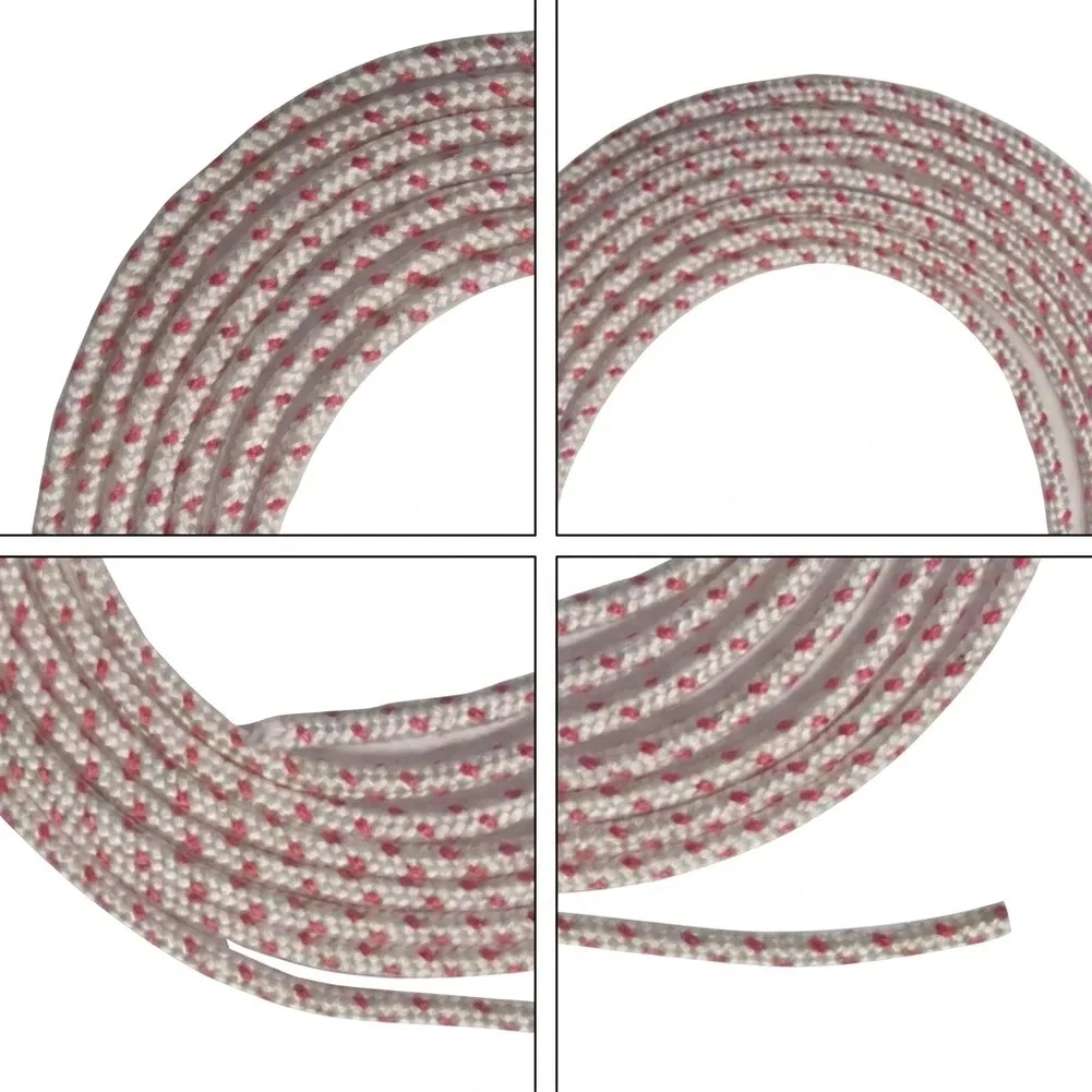 5.0m long 3.0mm diameter starter rope for residential lawn mowers compatible with most OEM recoil starter components