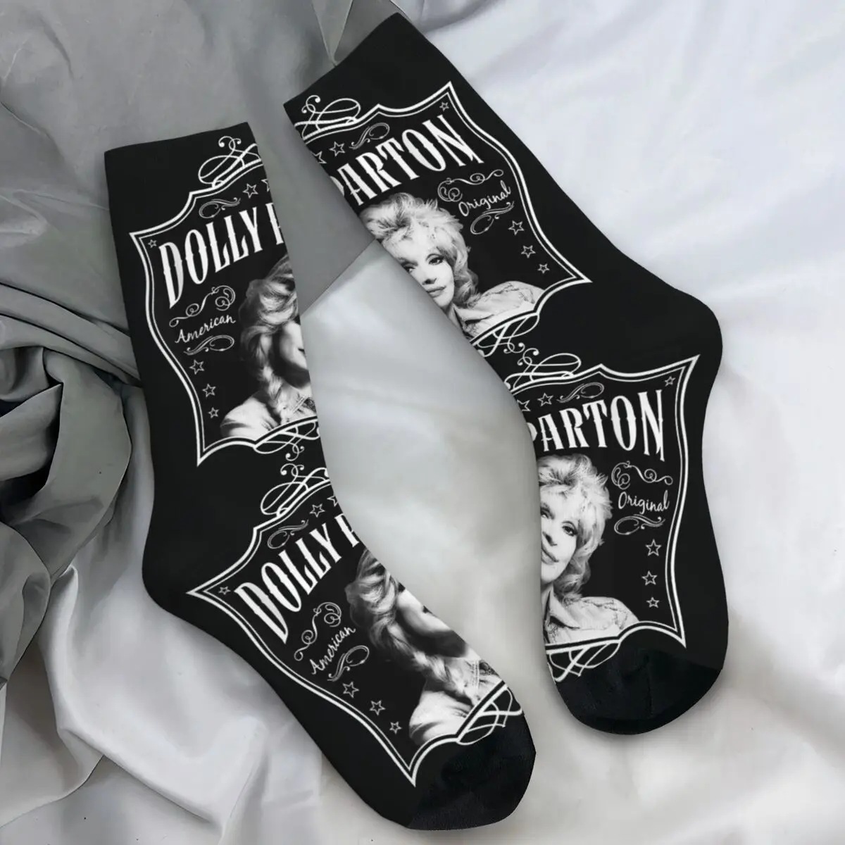 

Оригинальные американские носки Dolly Parton, модные чулки, осенние нескользящие мужские носки, мягкие дышащие графические спортивные носки на открытом воздухе