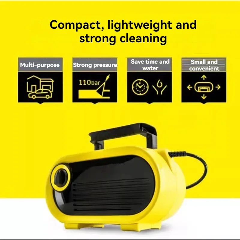 Car Washing Machine Home Portable Multi-Function High Pressure Washing Machine Yard Cleaning Machine Saves Time and Water