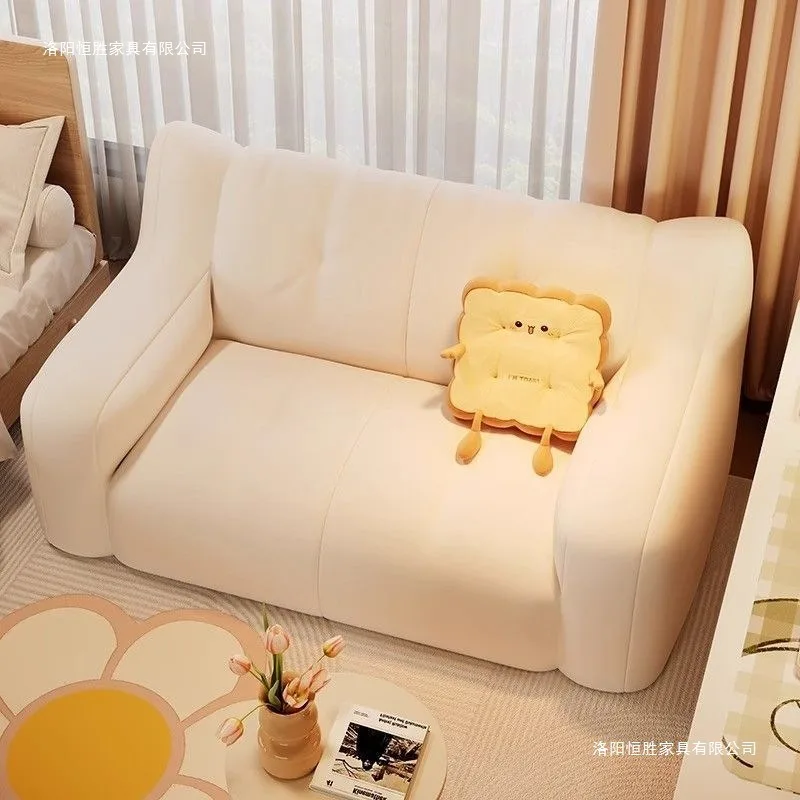 Lazy sofa does not collapse small apartment room bedroom sofa single bed chair removable and washable