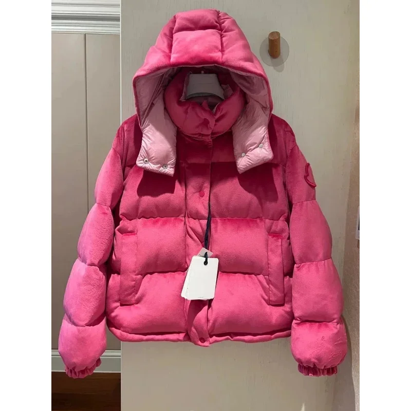 Moncl * r piumino invernale da donna con cerniera spessa migliori piumini 90 piumini d\'oca moda tempo libero cappotto invernale cappotti invernali