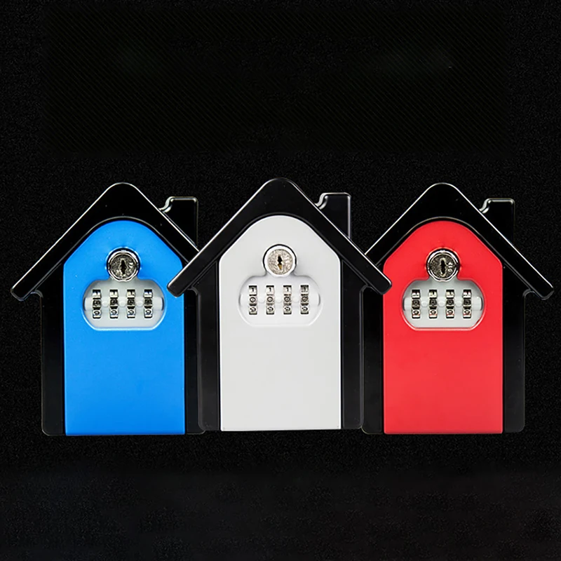Large Anti-Theft 4 Digit Password Key Box Security Lock Metal Storage Box Suitable For Multi-Occupation Key Insurance Box