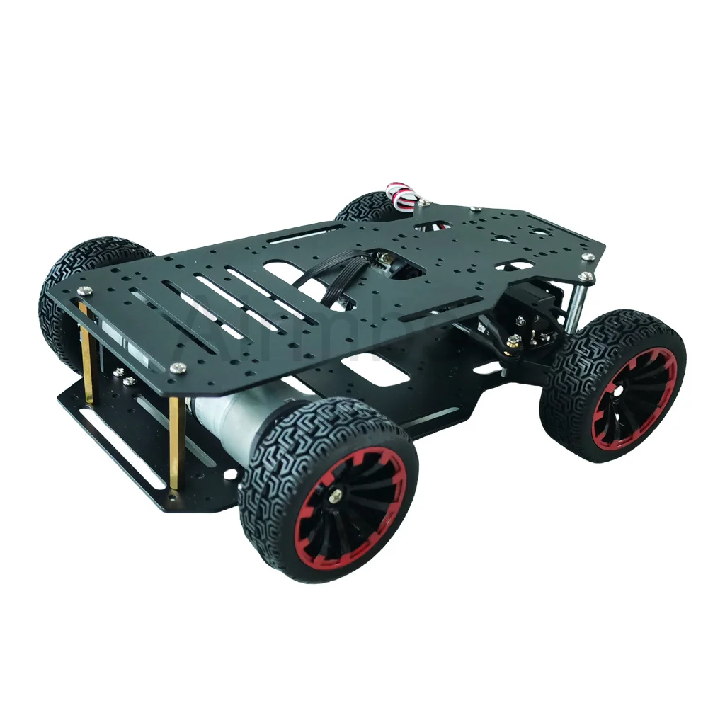 Hiwonder в сборе 5 кг нагрузка Ackerman робот автомобиль металлическое шасси двойной энкодер двигатель переднее колесо серводвигатель ROS база робота