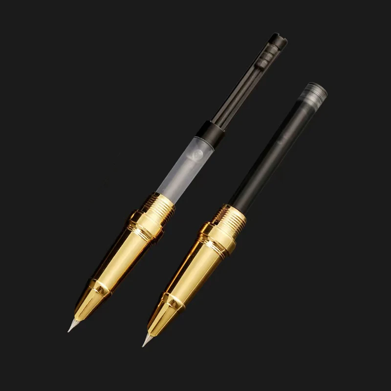 15Pcs Classic Design Full Metal 8870 Ink Fountain Pen Student Homework Writing Fountain Pen School Office Stationery Ink Pen