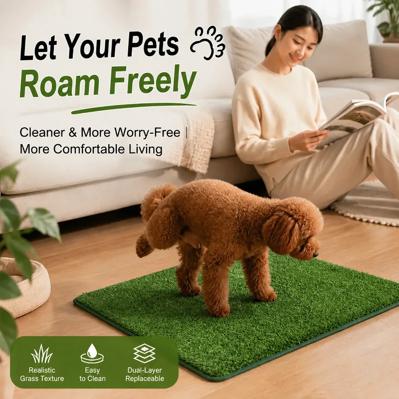 Washable Dog Grass Potty Mat 4