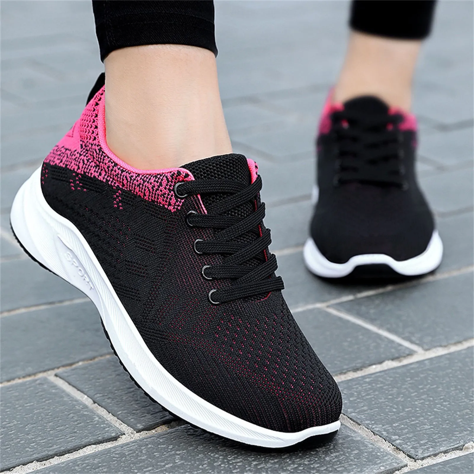 

2024 Women Shoes Summer Air Mesh Sport Aqua Shoes Outdoor Women's Quick Dry Water Shoes Sneakers Women Running Shoes