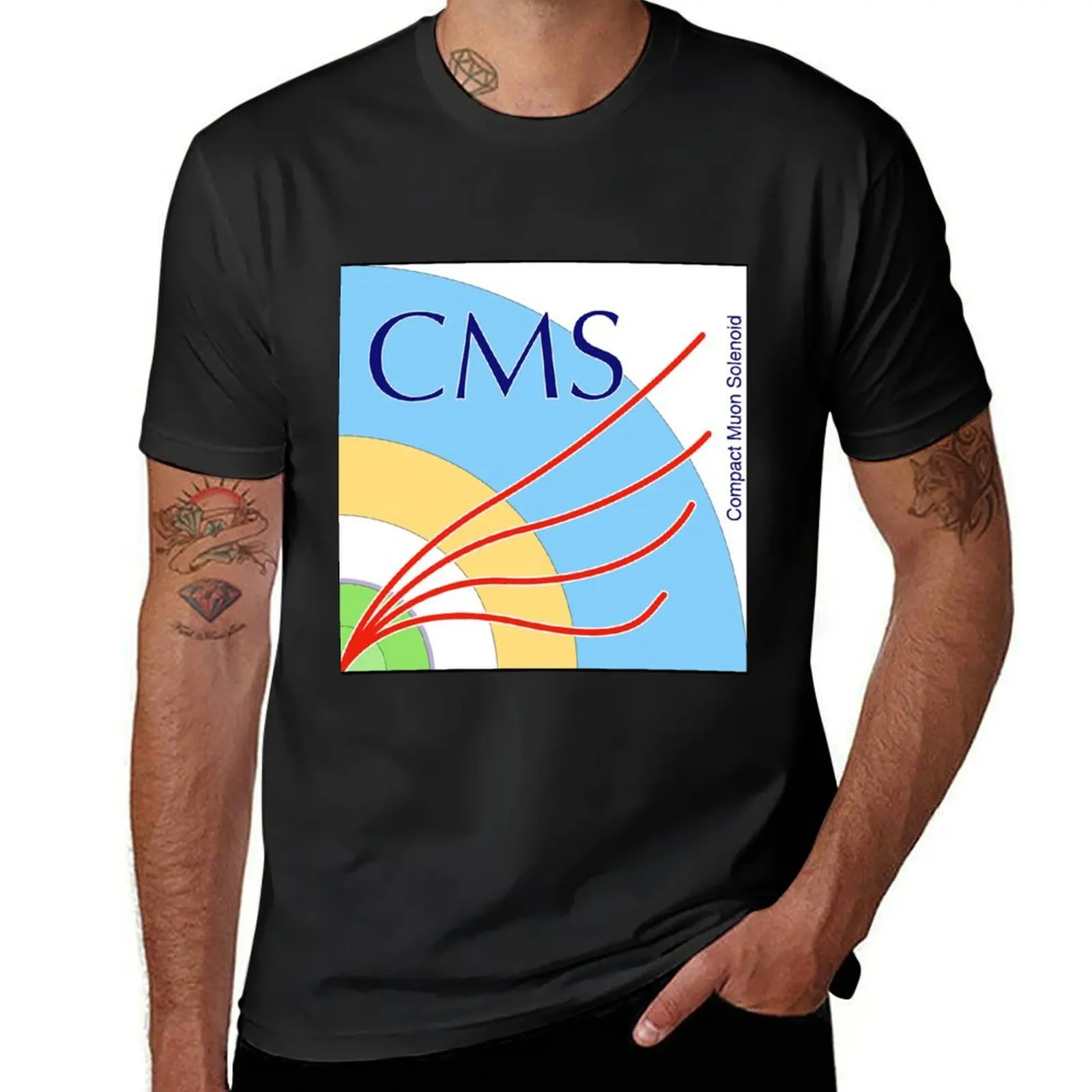 Compact Muon Solenoid (CMS) Logo T-Shirt graphics shirts graphic tees cute clothes anime t shirts for men graphic