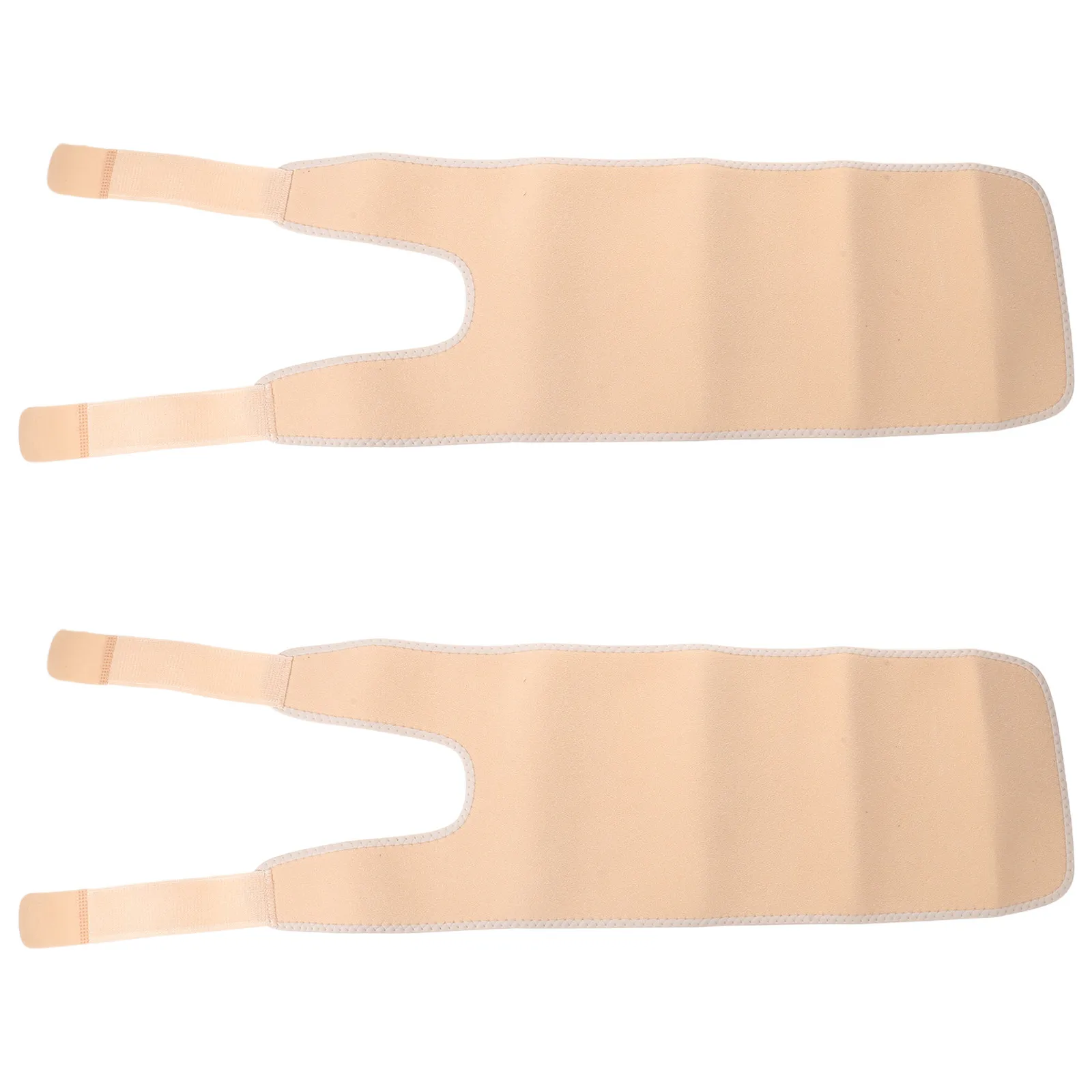 2Pcs Adjustable Sauna Thigh Compression Wraps Heat Enhancing Sweat Bands Workout Thigh Slimming Sleeves for Gym Exercise
