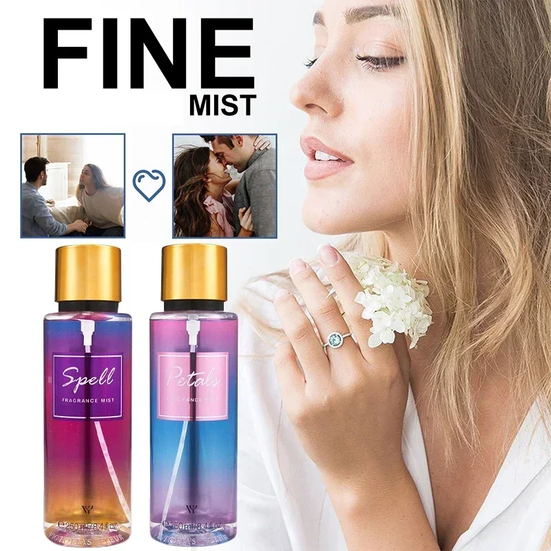 250ML Perfume Lure Floral Fragrance Charming Body Spray Woman Date Scent Long-Lasting Mist Car Air Freshener Anti Odor Deodorant