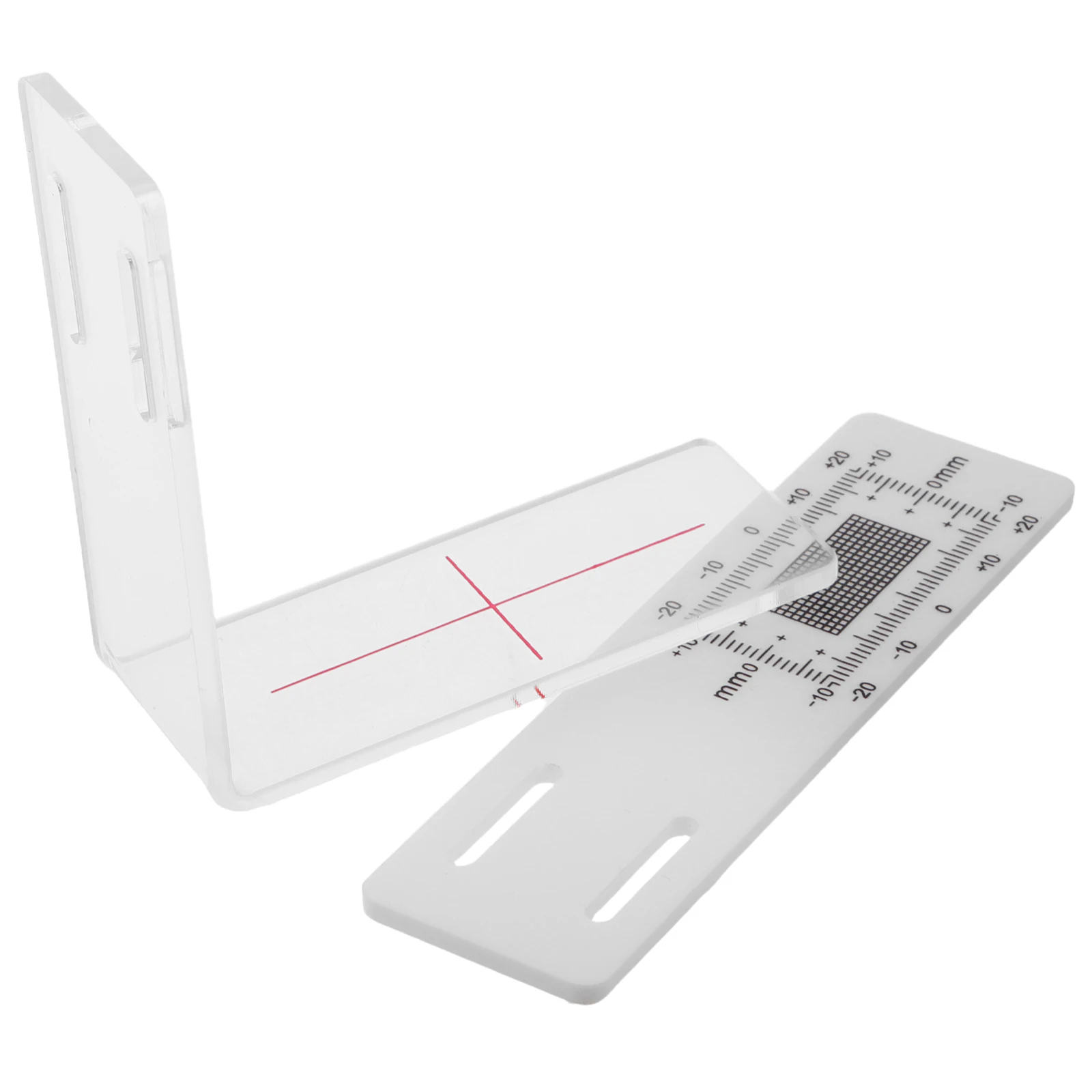 

1 set 1 Set L-Shaped Wall Corner Monitoring Gauge High Precision Clear Plastic Measurement Tool Crack Record Device For Home