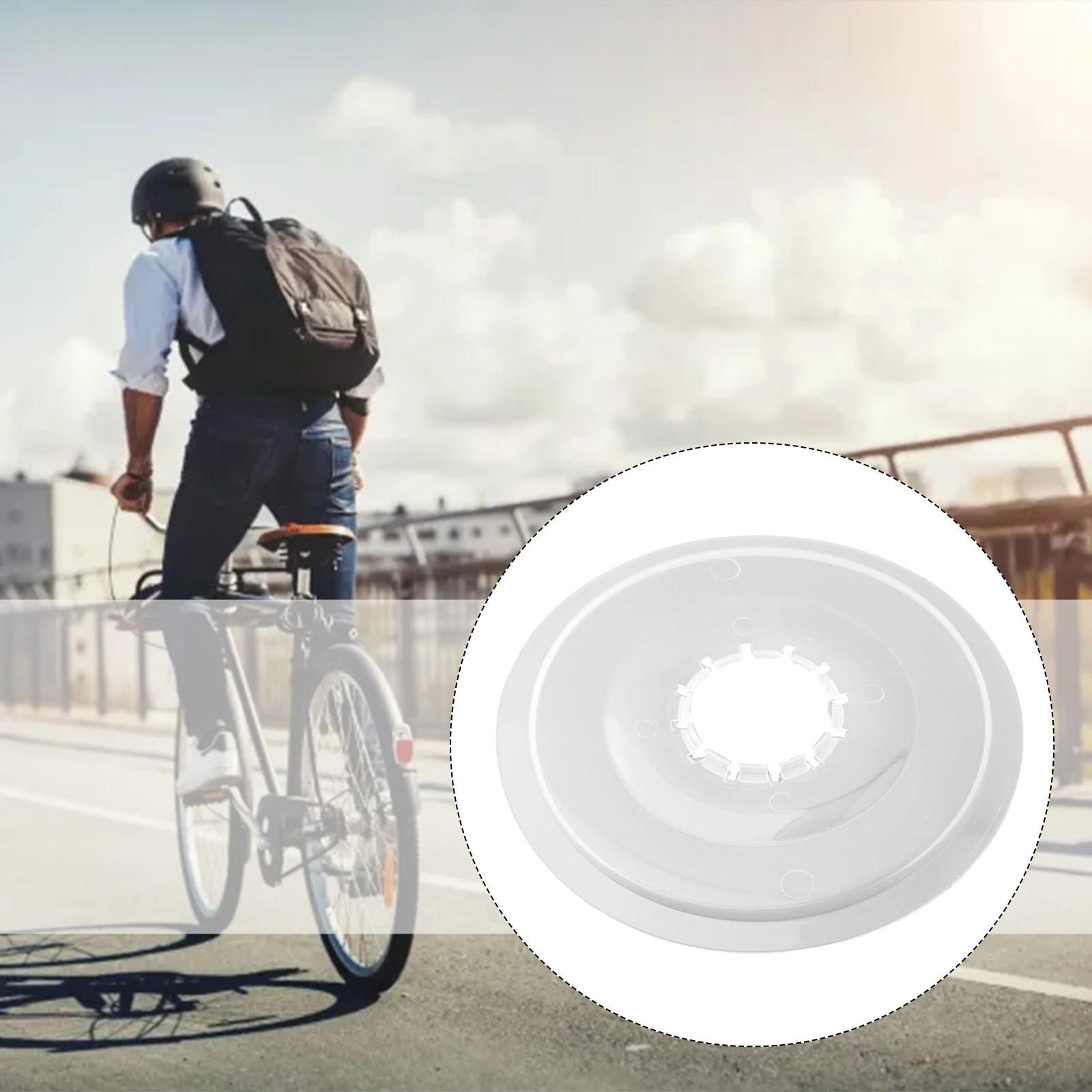 

Cassette Freewheel Cover Cycling Folding Guard Lightweight Protection Supply Transparent Wear-resistant ABS Plastic