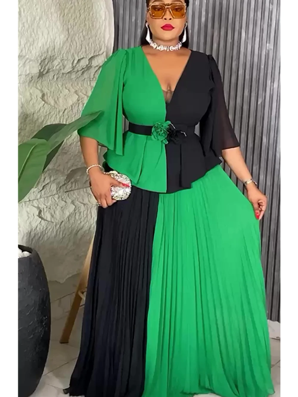 Plus Size African Party Dresses for Women 2025 New Fashion Dashiki Ankara Wedding Evening Gown Elegant Turkey Muslim Maxi Dress