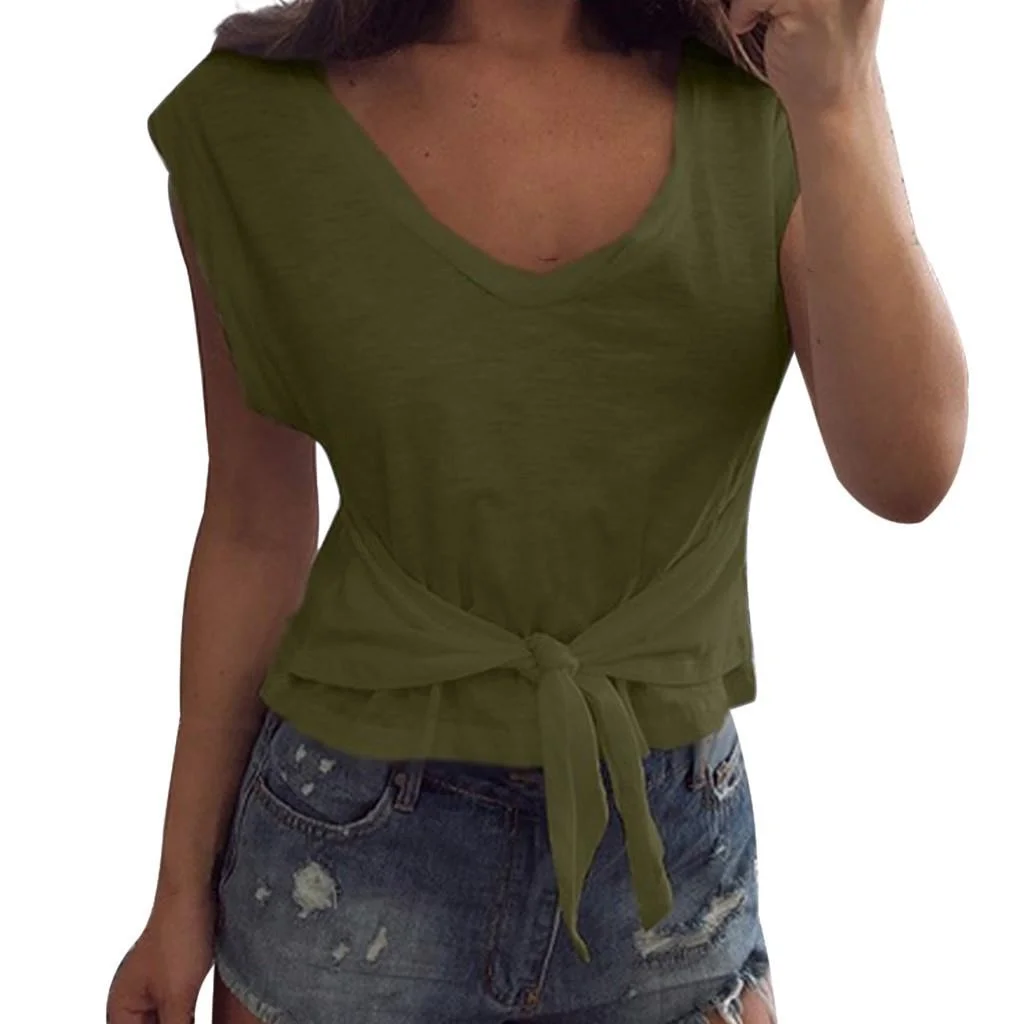 تي شيرت نسائي بياقة ort Sve تي شيرت Street Sle Slim Fit Base irt نسيج بوليستر ملون ملابس غير رسمية #3