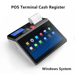 SGT-116W Retail Commercial Catering 11.6 Inch Touch Screen POS Terminal Cash Register Built-in 80mm Printer Windows System