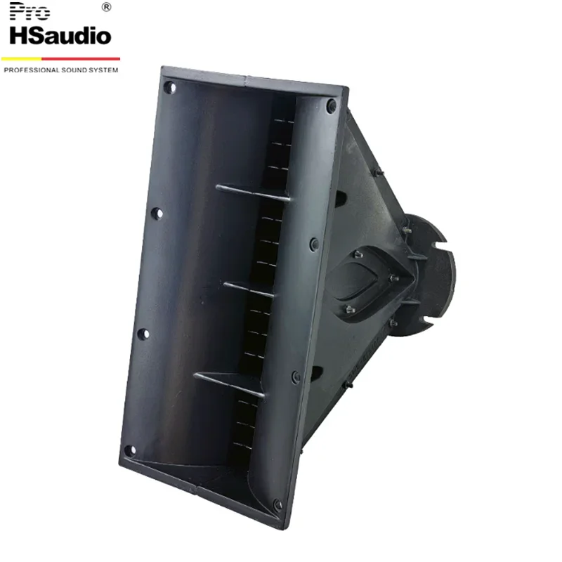 Compressie Driver Hoorn voor Line Array Luidspreker, Maat 318L*165W*275H, Keel: 1,4 inch