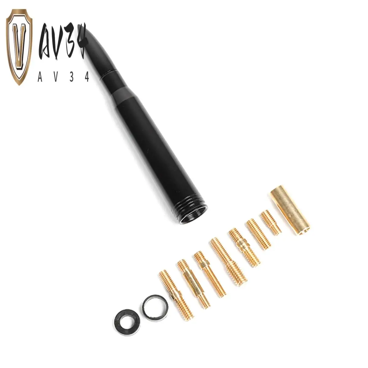 

AV34-Antenna Replacement Short Radio Antenna For Ford F150 F250 F350 Super Duty Raptor Dodge RAM 1500 2500 3500