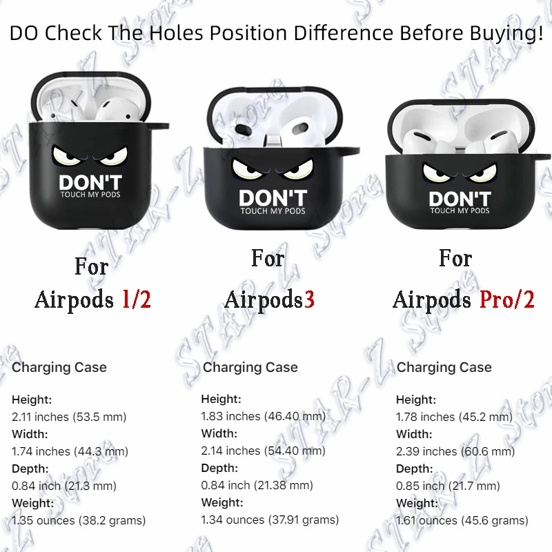 جراب سيليكون لسماعات الرأس لسماعات Airpods ، متعة لا تلمس قرصي ، أغطية شحن واقية ، Airpods Pro 2 ، 3 ، 2 ، 1