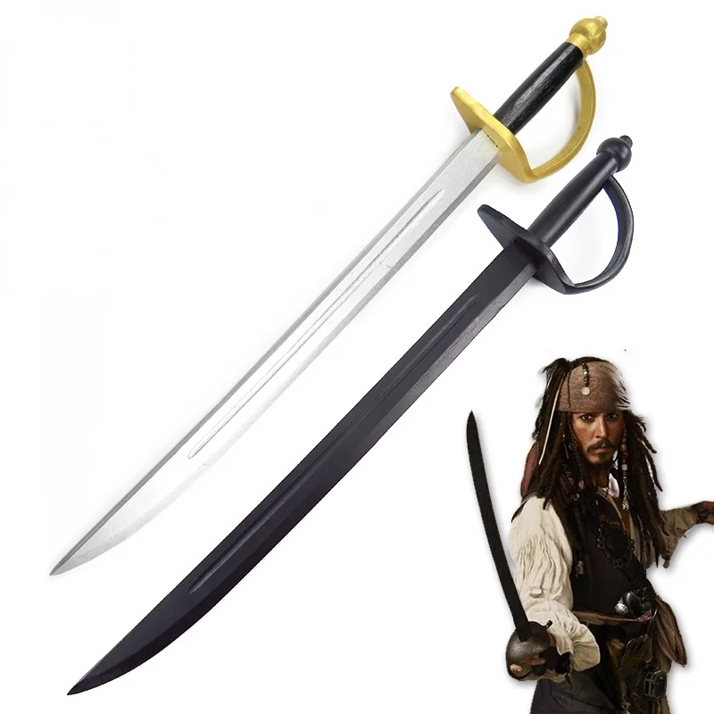 73CM cosplay Captain Jack pirate wooden knife props COS Halloween film and television characters holiday gift