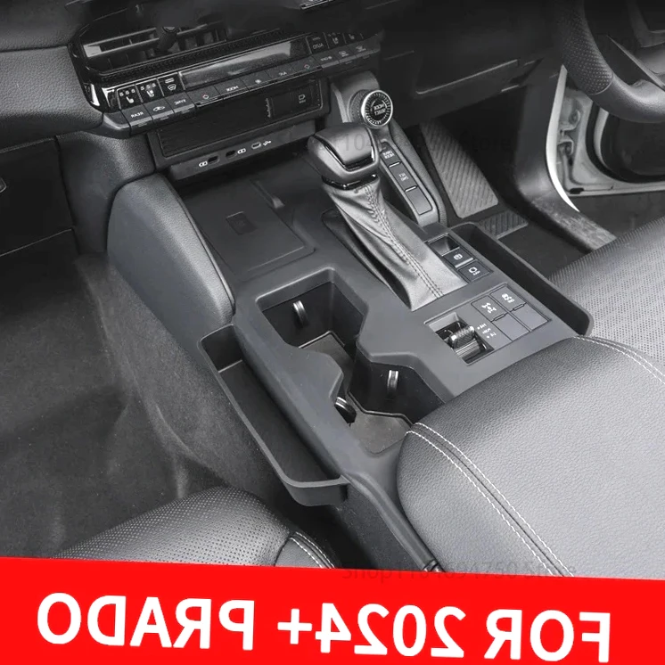 

Для 2024-2025 Toyota Land Cruiser 250 1958 Prado LC250, защитный чехол коробки передач, ящик для хранения сиденья, обновленные аксессуары для интерьера