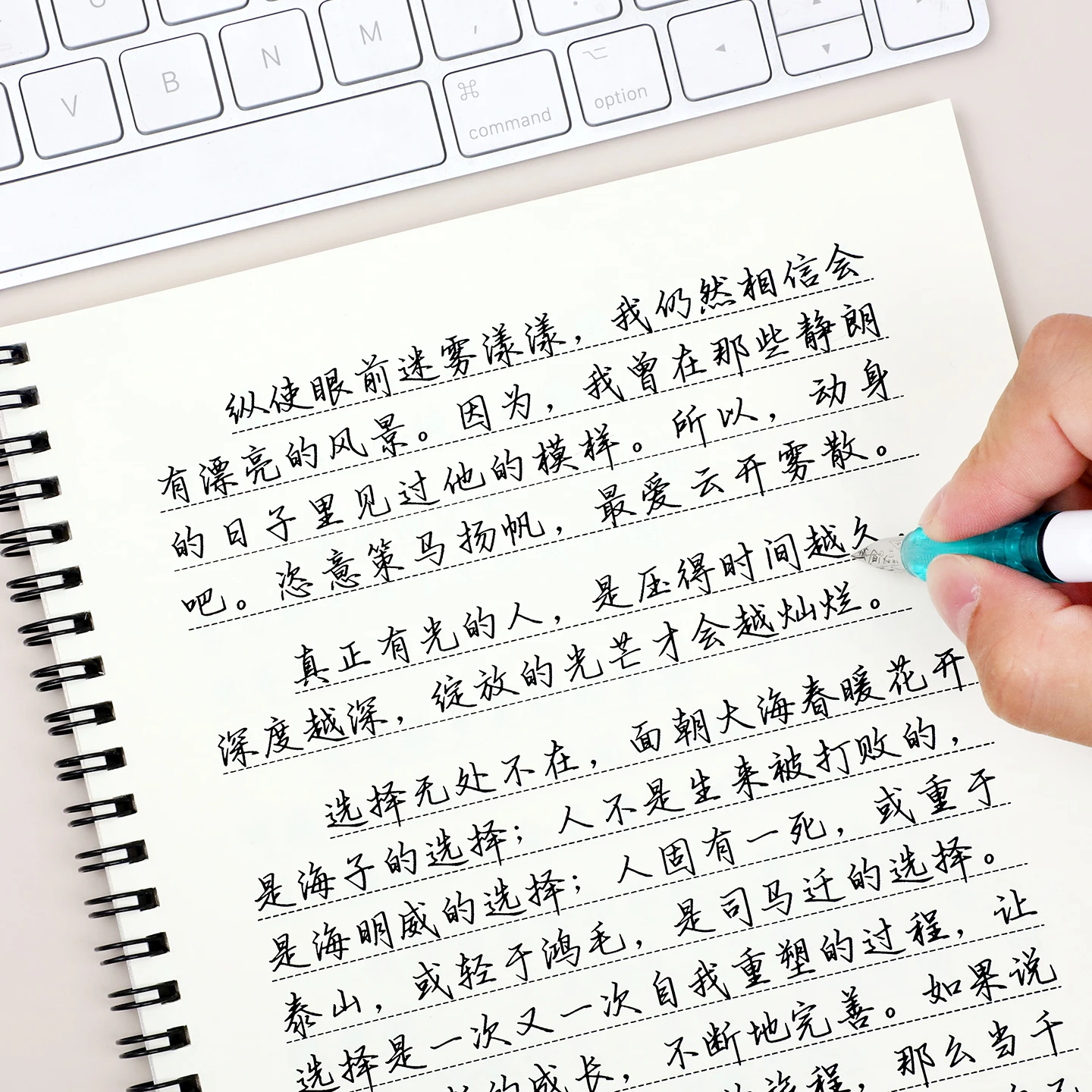 Must‑Learn Classical Chinese Calligraphy Copybook for High School, 72 Core Ancient Poetry & Prose Handwriting Practice Workbook