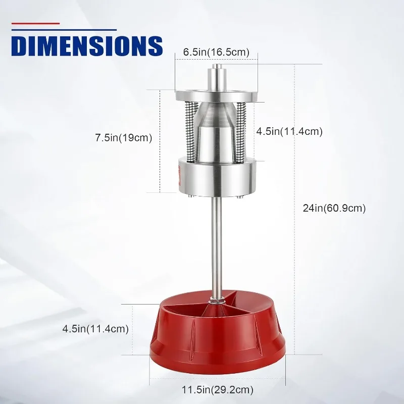 Portable Bubble Wheel Balancer, Heavy Duty Wheel Balancer with Bubble Level, Tire Balancing for Cars & Trucks