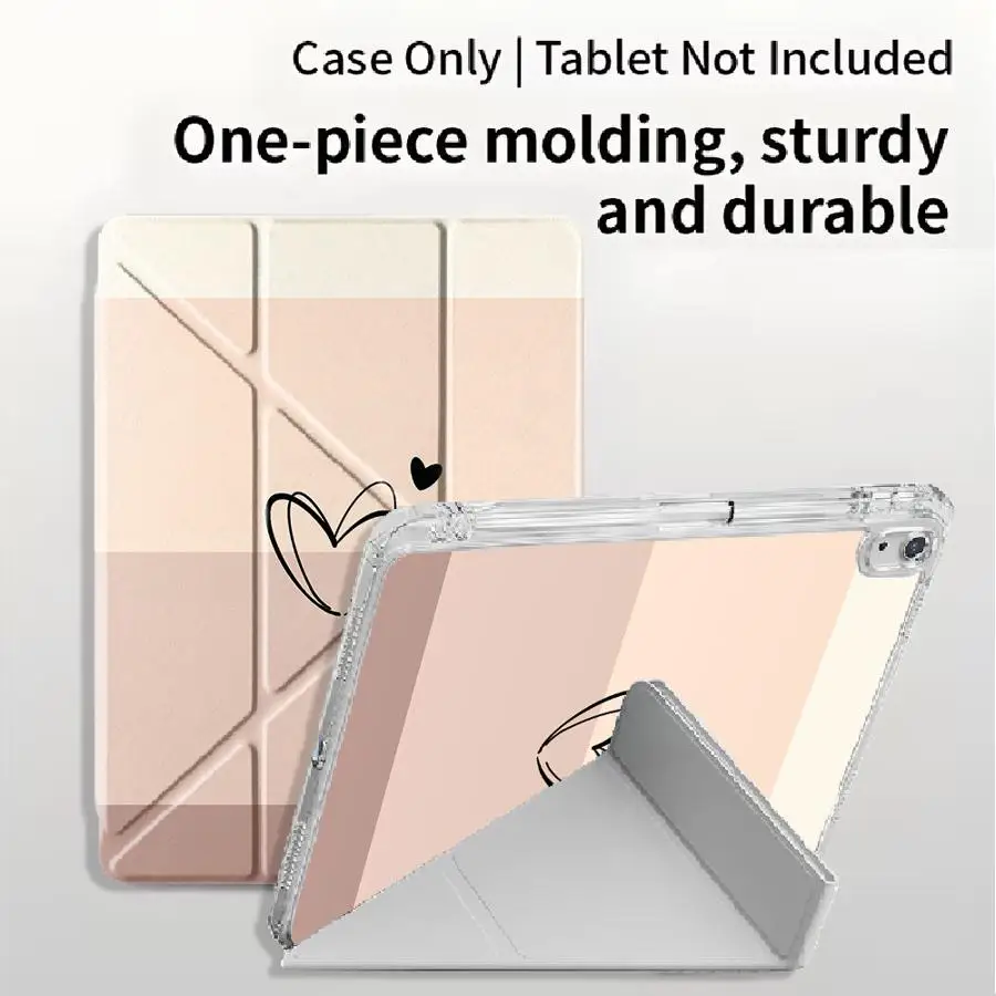 capa-minimalista-com-suporte-em-formato-de-coracao-para-ipad-pro-2025-air-4-5-m3-m2-m4-11-polegadas-11ª-10ª-9ª-8ª-7ª-geracao-129-polegadas-mini-6-7