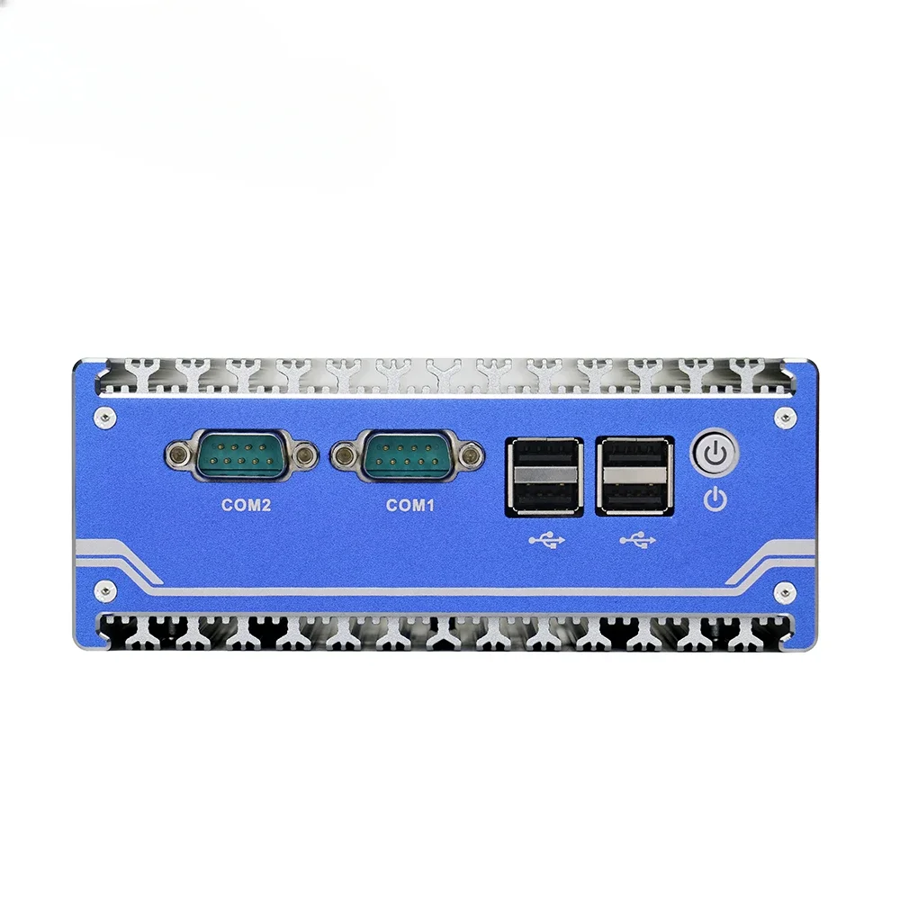 Hot products N11 J1900 4COM TPM DIN Rail Fanless mini PC, Embedded PC with 4G RAM Onboard