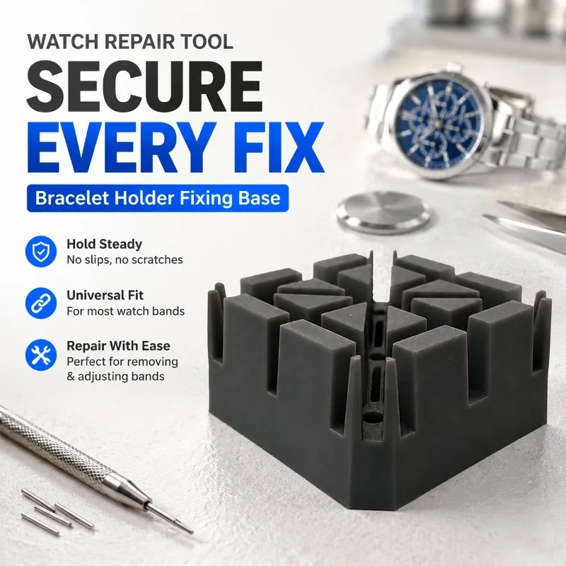 Watch‑repair Plastic Star‑shaped Bracelet Fixing Holder, 2068C Link‑removal Adjusting Implement, Mechanical Timepiece Chain