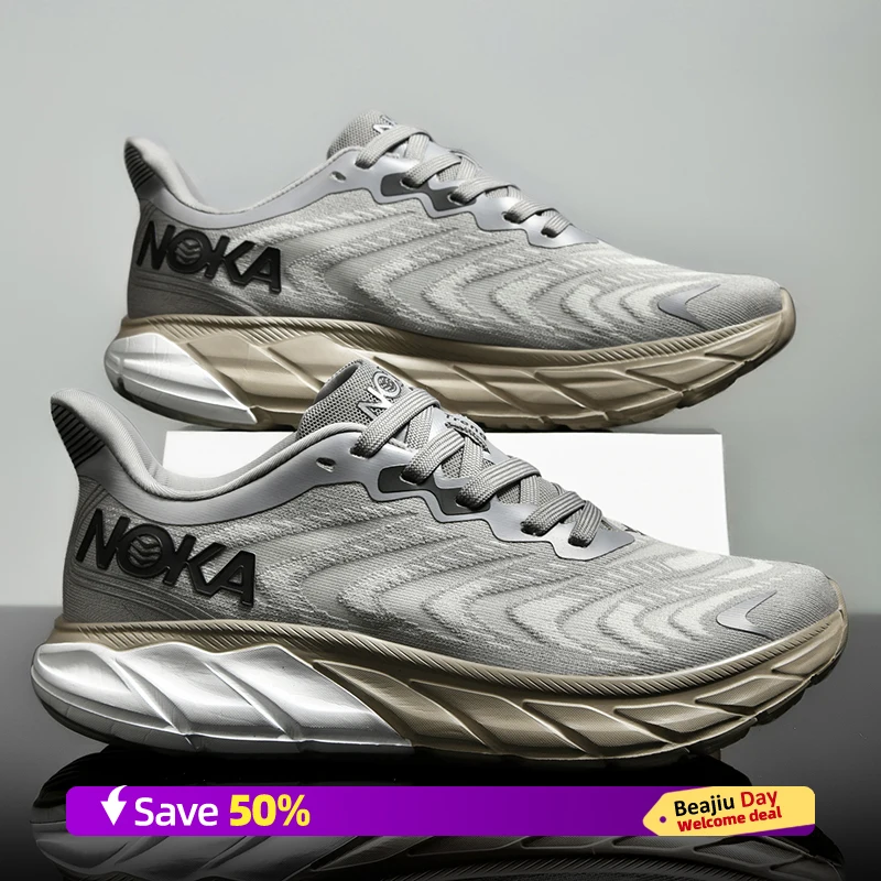 أحذية ماراثون للرجال للجري، أحذية رياضية خارجية قابلة للتنفس، أحذية رياضية خفيفة الوزن للرجال، أحذية تدريب رياضية مريحة #3