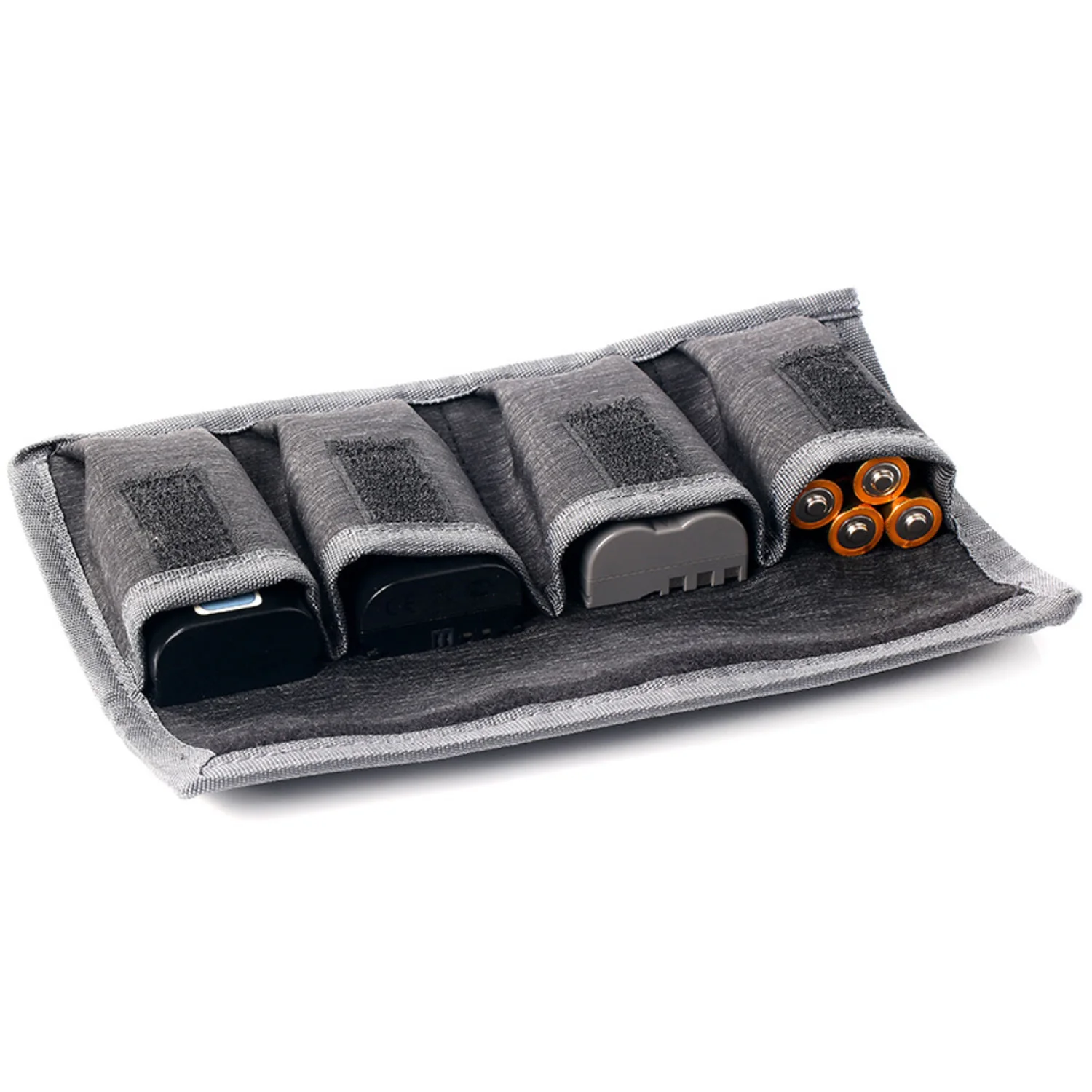 

Besegad 4-Slots DSLR Battery Bag Portable Camera Battery Carrying Storage Case Holder Pouch for Nikon Canon Sony