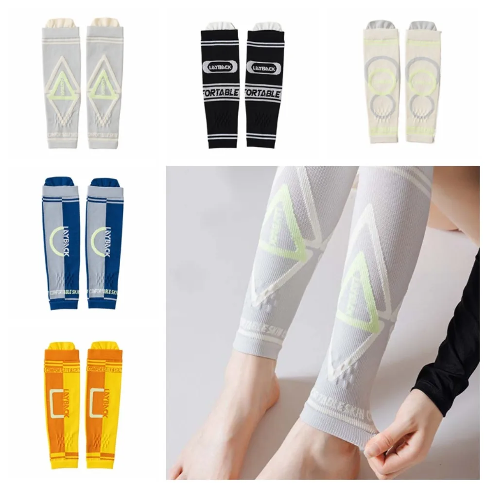 

1 pair Leg Cover Compression Leg Sleeves Breathable Elasticity Calf Compression Sleeve Compress Sweat Absorption