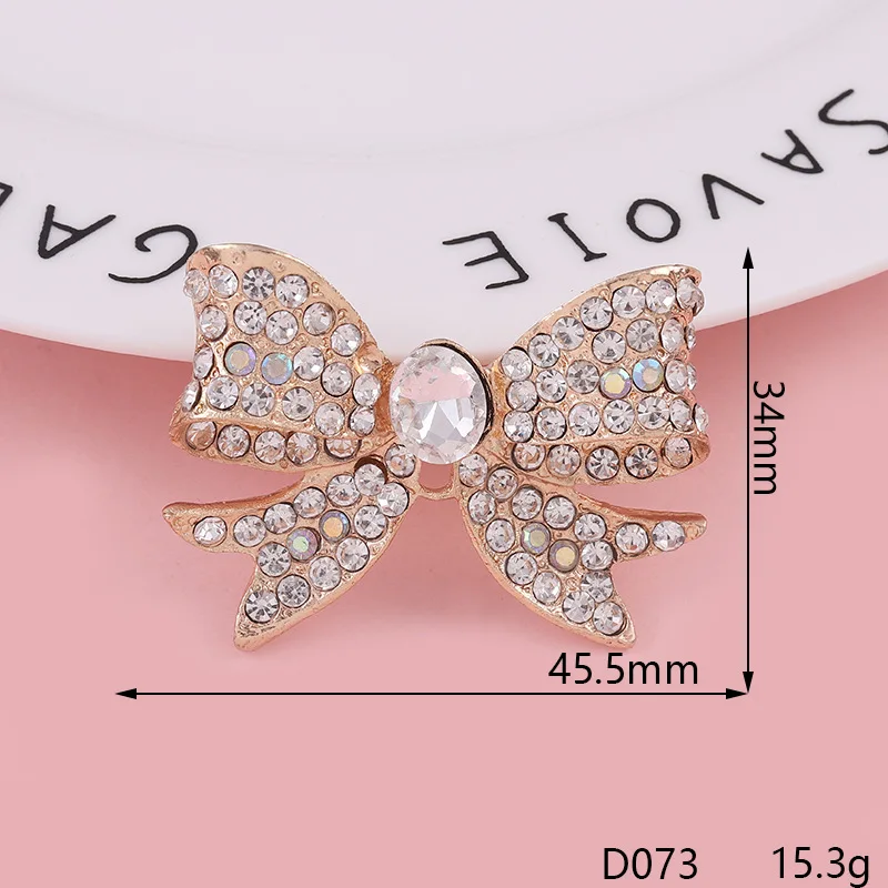 Spray painted bow Temperament diamond-encrusted bow Jeweled bow diy mobile phone case accessories material bag