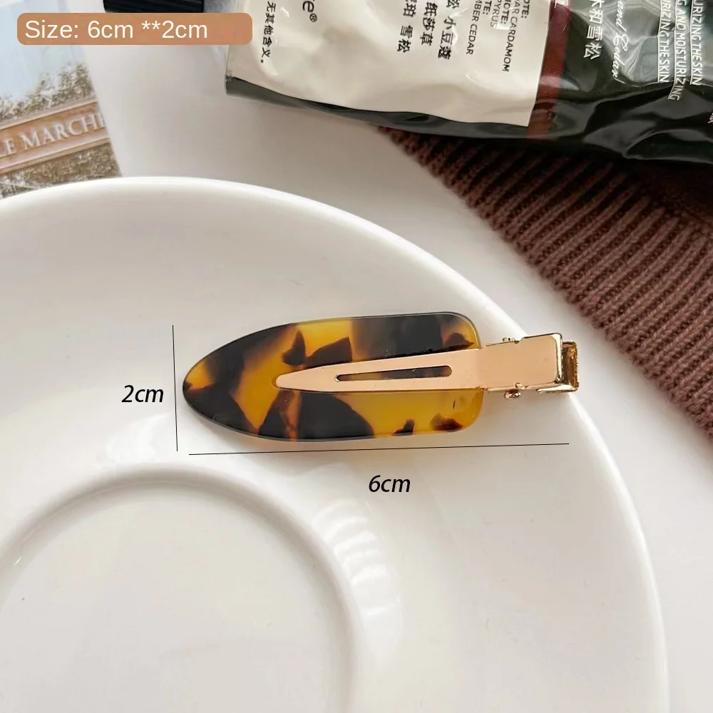 Новая ацетатная бесшовная заколка для волос, головной убор, аксессуары для волос, заколка для волос без складок, красочная укладка волос, женские заколки без изгиба