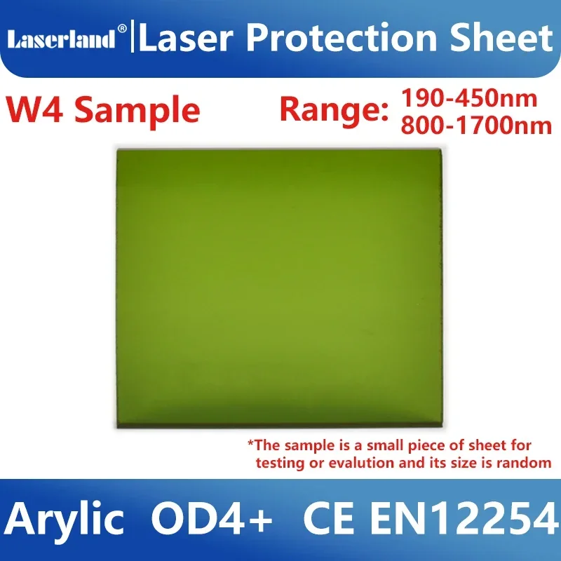 Industrial Grade Laser Window Sample Clear View 1064nm Protection Shield Sheet Acrylic Safety Screen