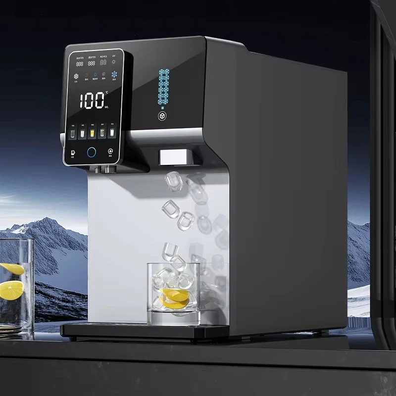 

Automatic desktop water purifier Hot and cold desktop ice maker Household water dispenser
