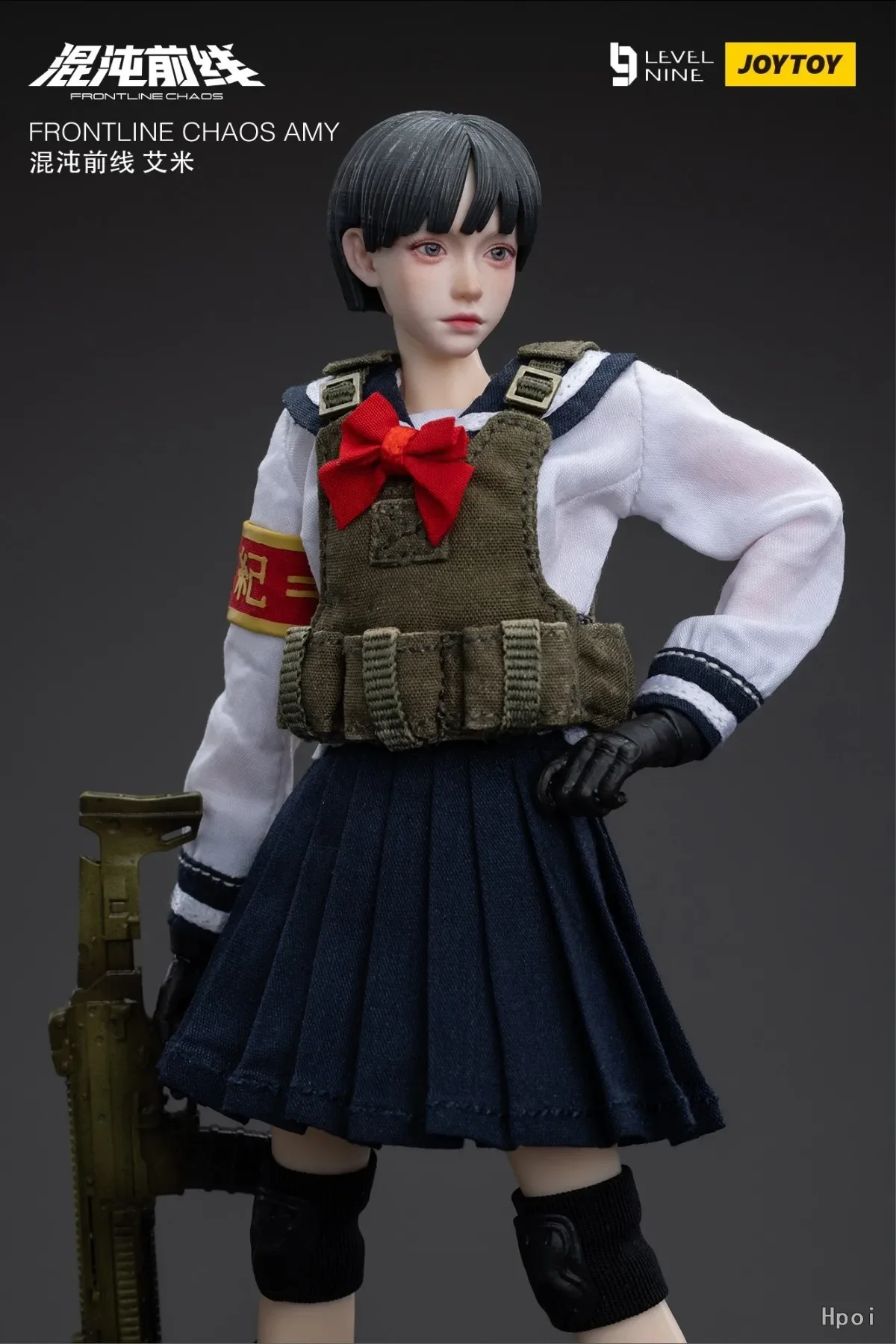 【Original】JOYTOY 1/12 ตัวเลขการกระทํา LEVEL9 FRONTLINE CHAOS AMY ทหารหญิงรุ่นของสะสมของเล่น
