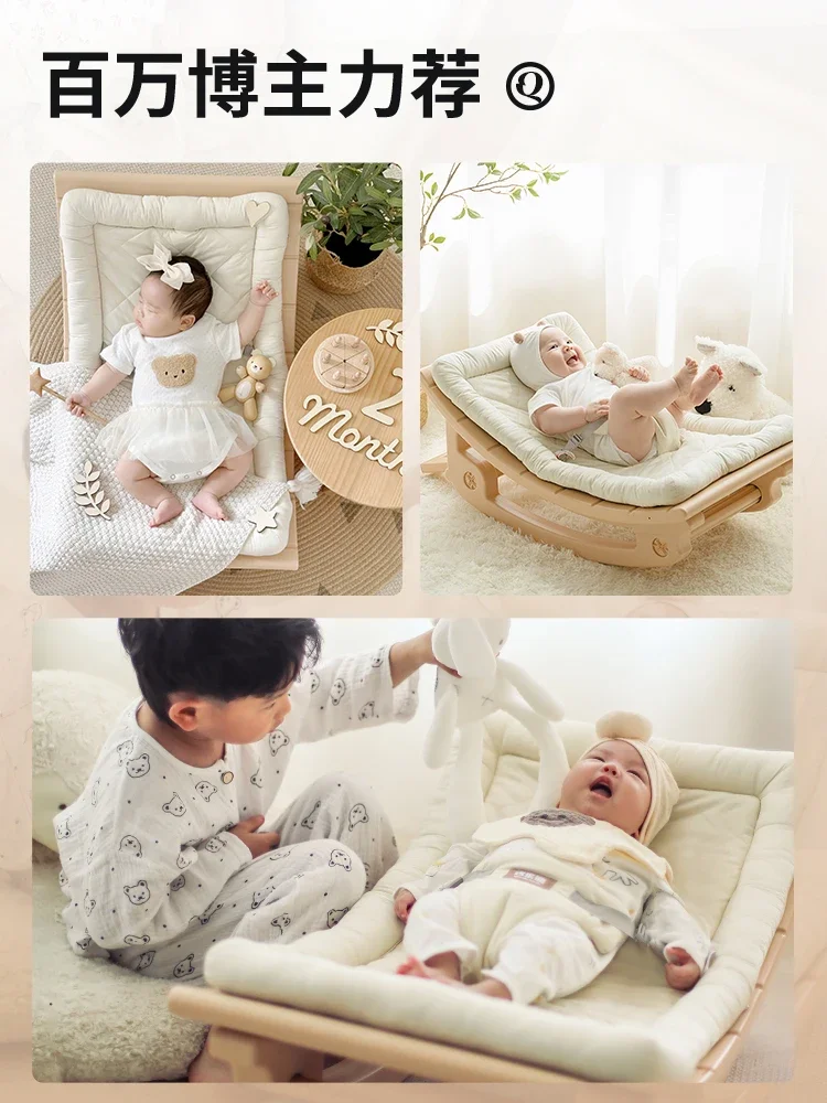 Coaxing beibi artifact  rocking chair  sleeping recliner with beibi newborn shaker