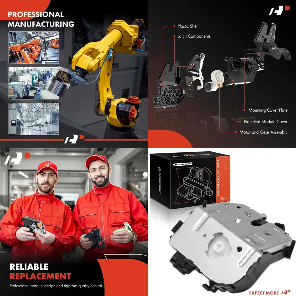 

Привод замка задней двери багажника премиум-класса, совместимый с Ford Focus 2000-2007 гг., с противоугонной упаковкой, задней двери багажника