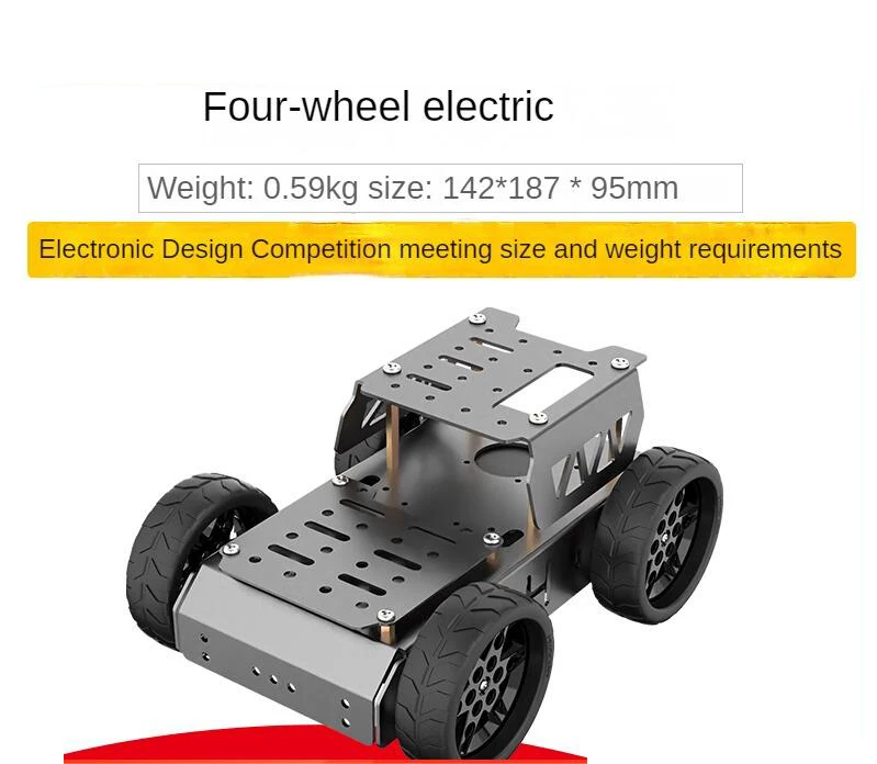 4WD Mecanum عجلة روبوت سيارة الهيكل عدة مع TT موتور سبائك الألومنيوم الإطار الذكية RC سيارة كيت ل ROS للبرمجة روبوت لتقوم بها بنفسك عدة