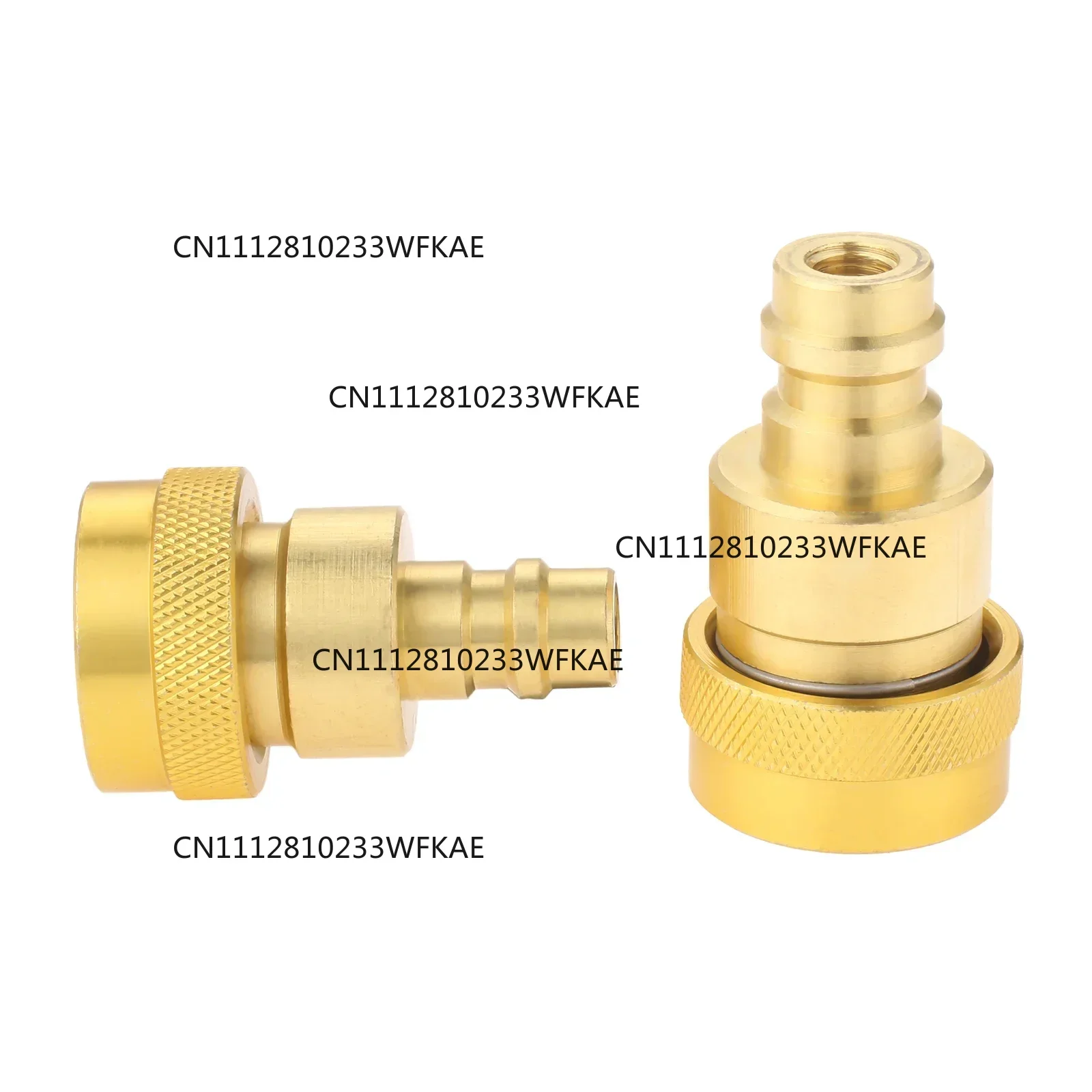 2Pcs A/C R134a To R1234yf Conversion Kit,Quick Adapter Adjustable High&Low Voltage Connector, Air Conditioner Refrigerant System