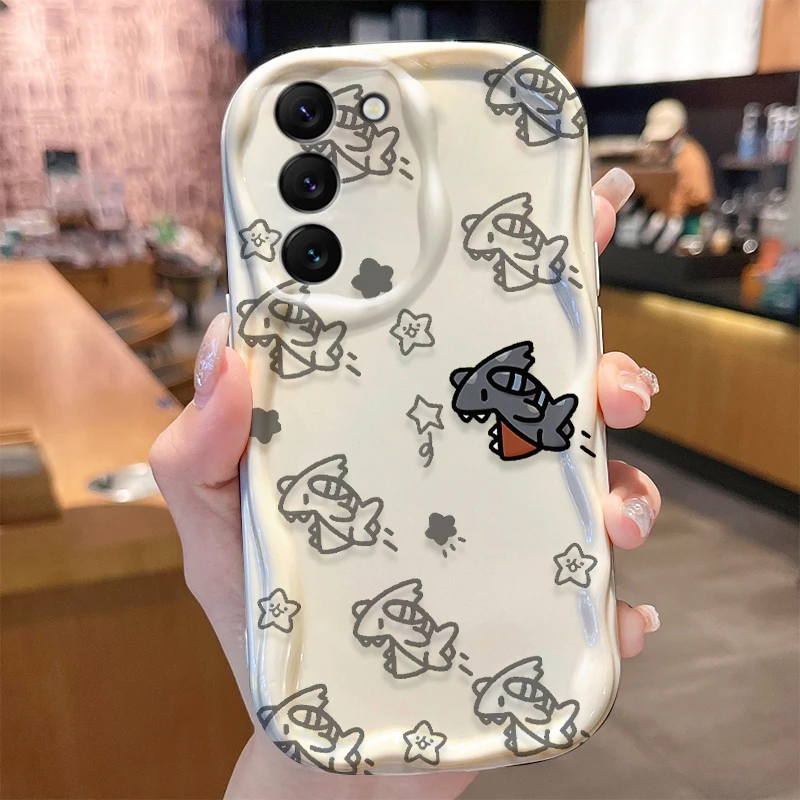 Pokemon Wave Case for Samsung Galaxy S25 S24 S23 S22 S21 Ultra Plus S20 FE A73 A72 A71 A55 A54 5G A53 A52 A51 4G NFC Back Cover - náhled 2