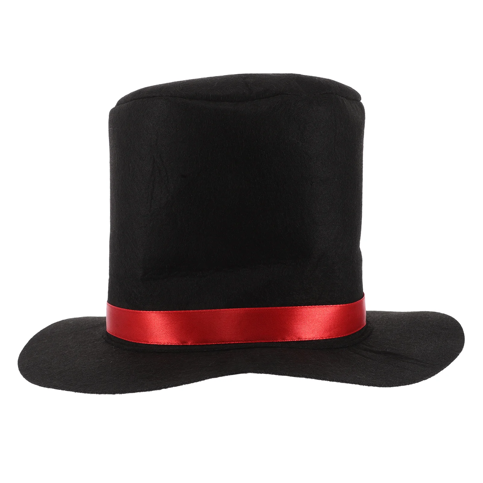 

Snowman Holiday Dress-Up Hat Christmas Red Ribbon Top Hat Festive Winter Party Snowman Costume Accessory Winter Hats Women