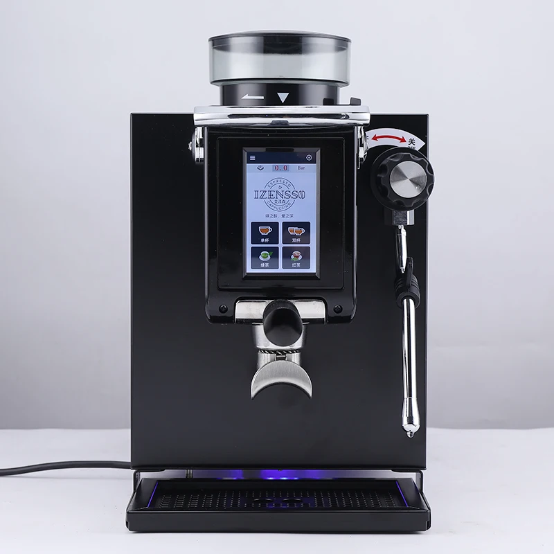 

Small Automatic Espresso Coffee Maker Machine For Coffee Shops Premium Coffee Making Equipment