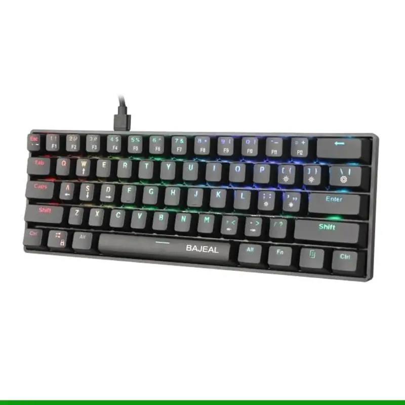 U55C Проводная игровая клавиатура 61 Scientific с компактной мини-клавиатурой с RGB-подсветкой и раскладкой клавиш
