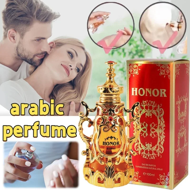 

Arabian Style 100ml Perfume Women's Pheromone Spray Long Lasting Fragrance 72 Hours Covering Odor 100ml Body Perfume