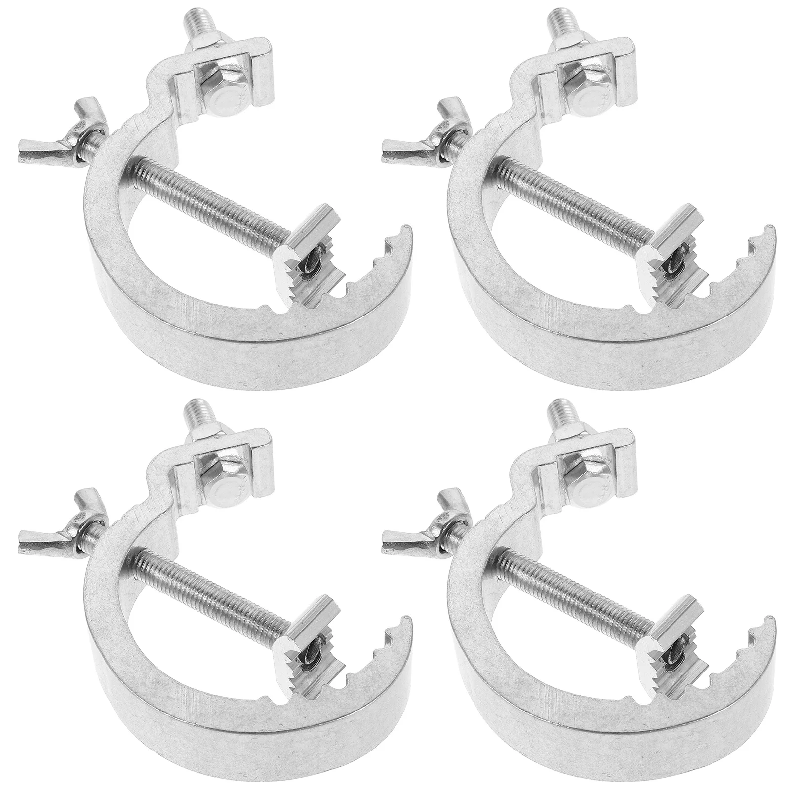 

4pcs Stage Light Clamp Hook 17Mm Heavy Duty Truss Clamp Anti-Scratch For Par Lights Dj Lighting Stage Lighting Accessories